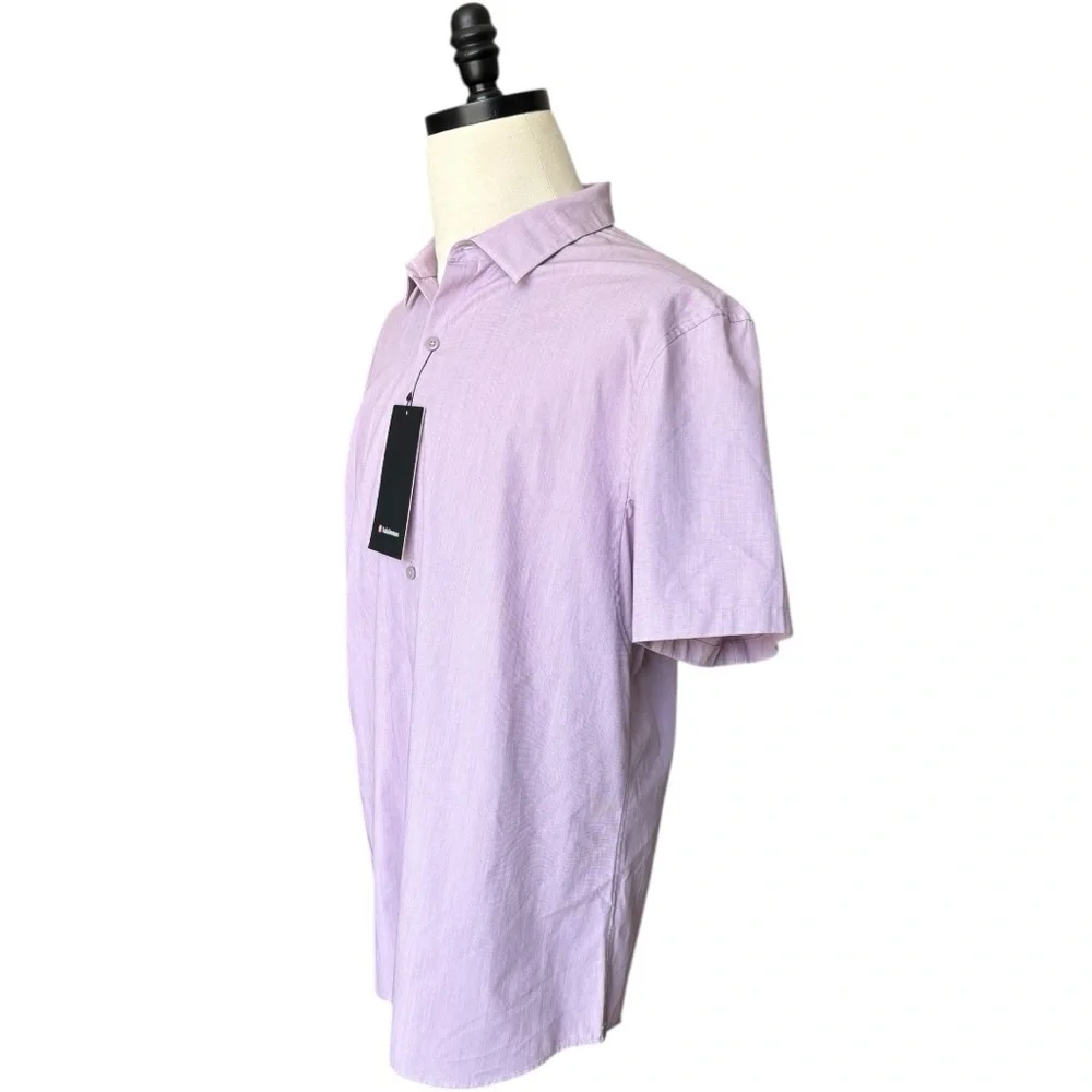 Lululemon Down To The Wire SS Heathered Vintage Plum soft/stretch shirt  | XL - Picture 6 of 16